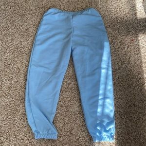 Baby blue sweatpants!